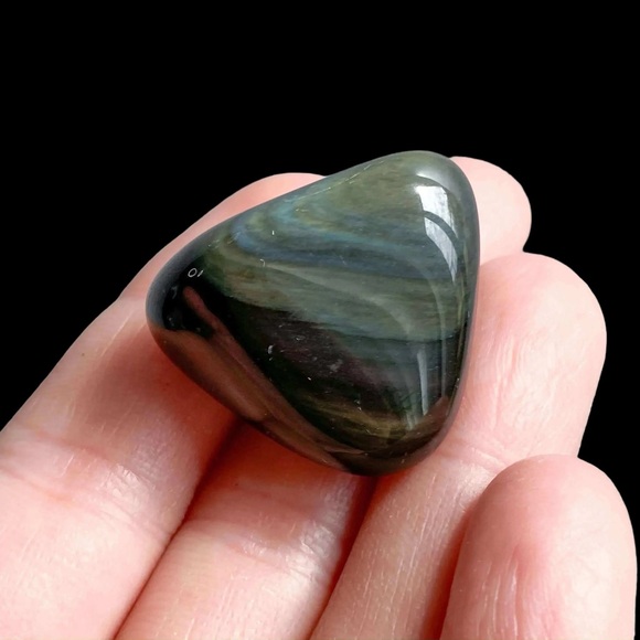 Rainbow Obsidian Tumbled Crystal - Picture 2 of 2